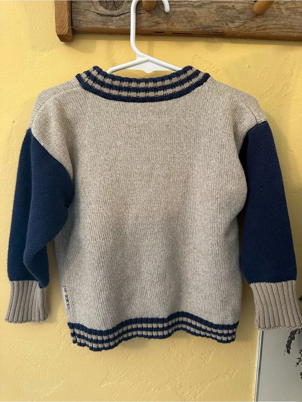 Vintage 90s Gymboree Rainbow Tag Anchors Away Cardigan